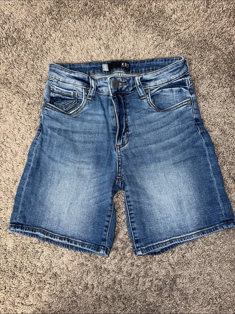 Kut from the Kloth Blue Denim Shorts